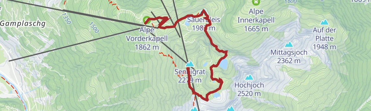Route map: Seetalweg